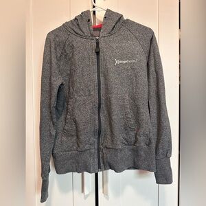 Orange Theory‎ Charcoal Zip-Up Hoodie size S